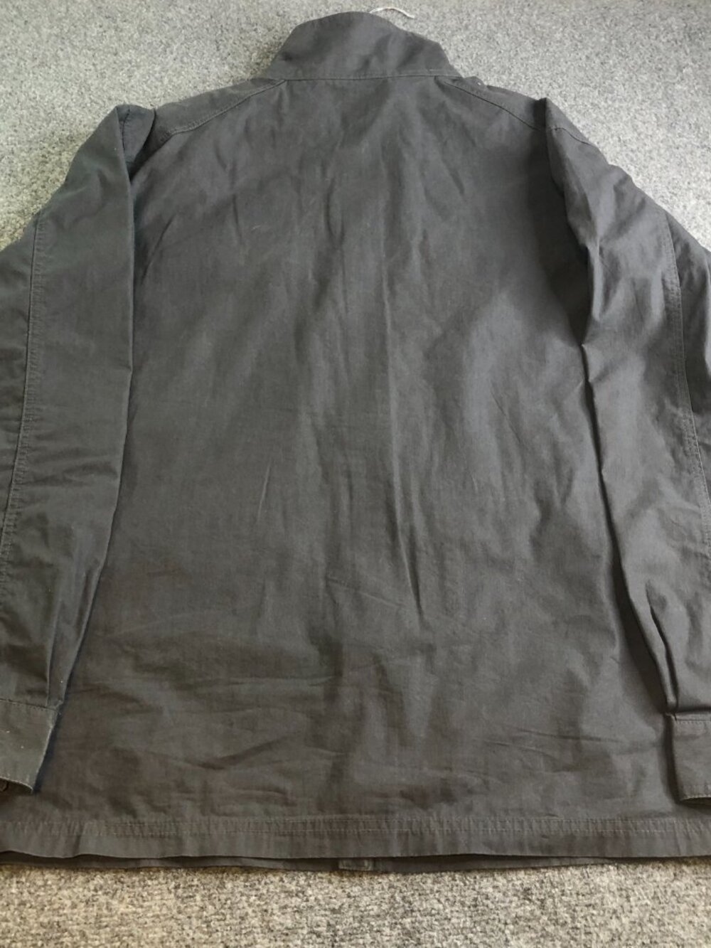 Columbia Bear Creek Mens Jacket XL Gray Lightweight Zip Snap Utility Pockets - Picture 10 of 13